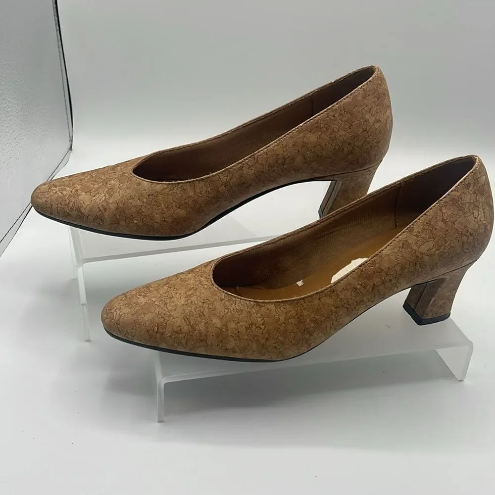 LifeStride women’s heels, cork style, with 2 1/2” heel, size 6N
